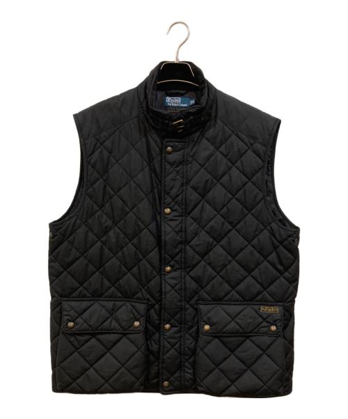 POLO RALPH LAUREN（ポロ・ラルフローレン）POLO RALPH LAUREN (ポロ・ラルフローレン) 90's 中綿キルティングハンティングベスト ブラック サイズ:XLの古着・服飾アイテム