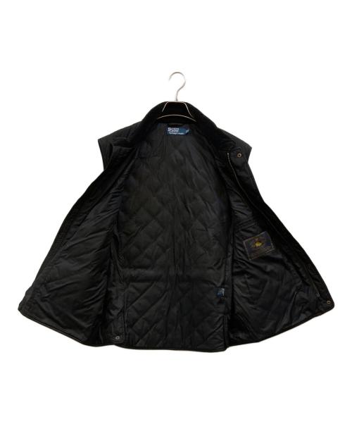 POLO RALPH LAUREN（ポロ・ラルフローレン）POLO RALPH LAUREN (ポロ・ラルフローレン) 90's 中綿キルティングハンティングベスト ブラック サイズ:XLの古着・服飾アイテム