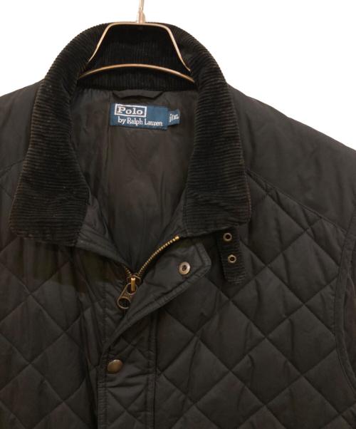 POLO RALPH LAUREN（ポロ・ラルフローレン）POLO RALPH LAUREN (ポロ・ラルフローレン) 90's 中綿キルティングハンティングベスト ブラック サイズ:XLの古着・服飾アイテム