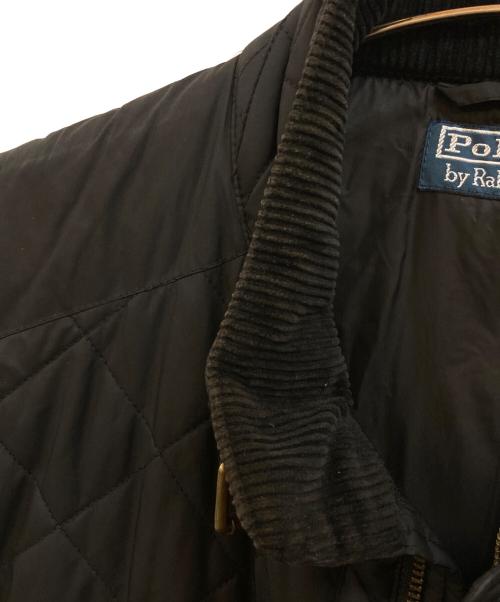 POLO RALPH LAUREN（ポロ・ラルフローレン）POLO RALPH LAUREN (ポロ・ラルフローレン) 90's 中綿キルティングハンティングベスト ブラック サイズ:XLの古着・服飾アイテム