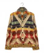 Denim & Supply Ralph Laurenデニム＆サプライ ラルフローレン）の古着「オルテガ ネイティブ柄 ショールカラーカーディガン」｜マルチカラー