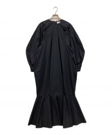 ENFOLD（エンフォルド）の古着「MERMAID COCOON DRESS」｜ネイビー