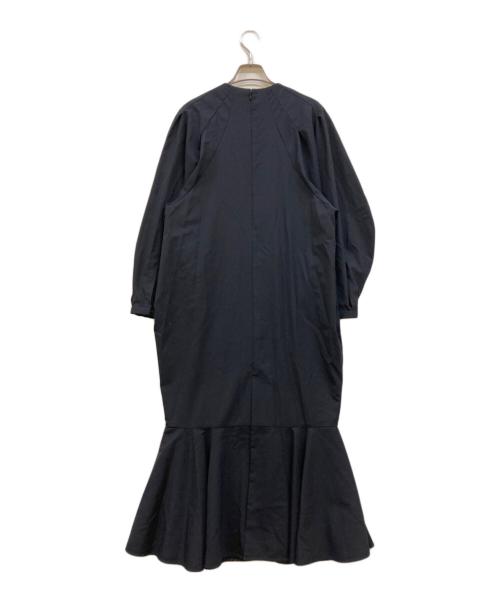 ENFOLD（エンフォルド）ENFOLD (エンフォルド) MERMAID COCOON DRESS ネイビー サイズ:38の古着・服飾アイテム
