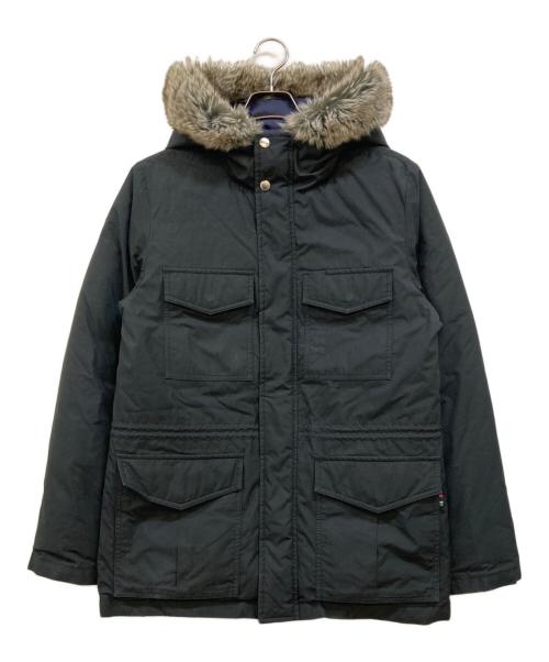 PS Paul Smith（ＰＳポールスミス）PS Paul Smith (ＰＳポールスミス) ファー付きダウンジャケット ブラック サイズ:Ｍの古着・服飾アイテム