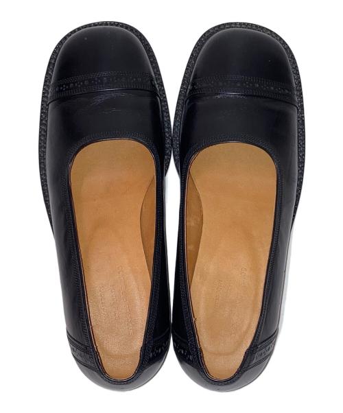 COMME des GARCONS HOMME PLUS（コムデギャルソンオムプリュス）COMME des GARCONS HOMME PLUS (コムデギャルソンオムプリュス) ストレートチップレザーシューズ ブラック サイズ:24㎝の古着・服飾アイテム