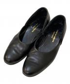 COMME des GARCONSコムデギャルソン）の古着「レザースリッポン」｜ブラック