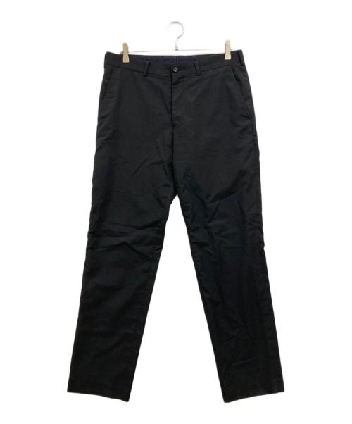 COMME des GARCONS HOMME（コムデギャルソン オム）COMME des GARCONS HOMME (コムデギャルソン オム) ウールポリエステルホップサックトラウザーズ ブラック サイズ:Lの古着・服飾アイテム