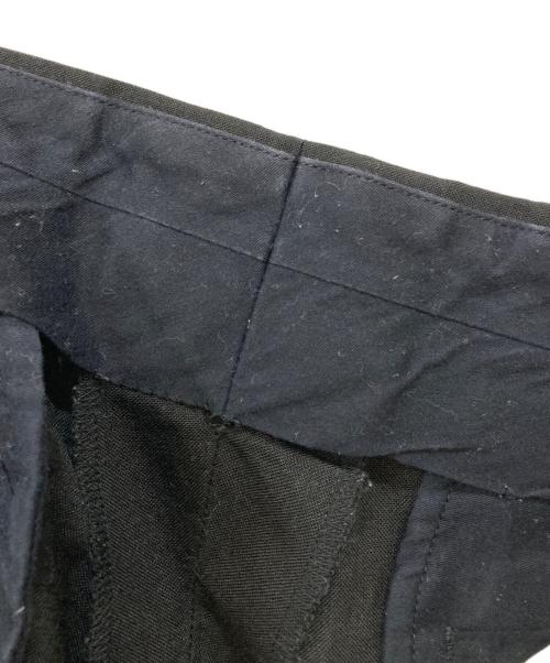 COMME des GARCONS HOMME（コムデギャルソン オム）COMME des GARCONS HOMME (コムデギャルソン オム) ウールポリエステルホップサックトラウザーズ ブラック サイズ:Lの古着・服飾アイテム