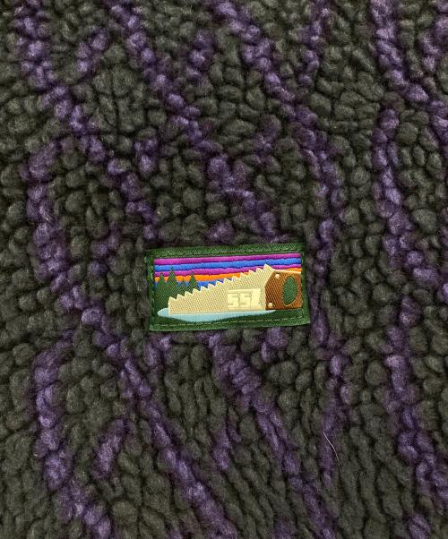 SSZ（エスエスズィー）SSZ (エスエスズィー) JACQUARD FLEECE パープル サイズ:Sの古着・服飾アイテム