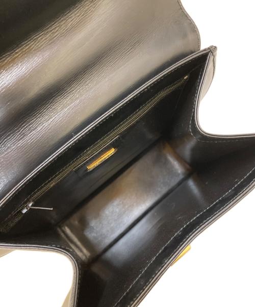 TIFFANY & Co.（ティファニー）TIFFANY & Co. (ティファニー) T字金具 レザーワンハンドルバッグ ブラックの古着・服飾アイテム