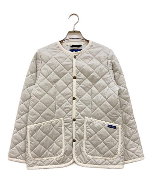 LAVENHAM（ラベンハム）LAVENHAM (ラベンハム) ノーカラーキルティングジャケット グレー サイズ:XSの古着・服飾アイテム