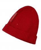 PRADA SPORTSプラダスポーツ）の古着「ニットキャップ」｜レッド