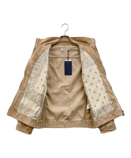 nonnative（ノンネイティブ）nonnative (ノンネイティブ) TRUCKER BLOUSON T/C CORD SOLFUR DYED VW ベージュ サイズ:1 未使用品の古着・服飾アイテム