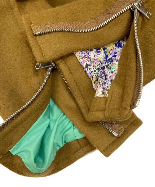 nonnative（ノンネイティブ）nonnative (ノンネイティブ) STRANGER 3B COAT W/N MELTON WITH WINDSTOPPER ブラウン サイズ:1の古着・服飾アイテム