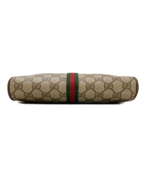 GUCCI（グッチ）GUCCI (グッチ) GGスプリーム シェリーライン ショルダーバッグ ベージュの古着・服飾アイテム