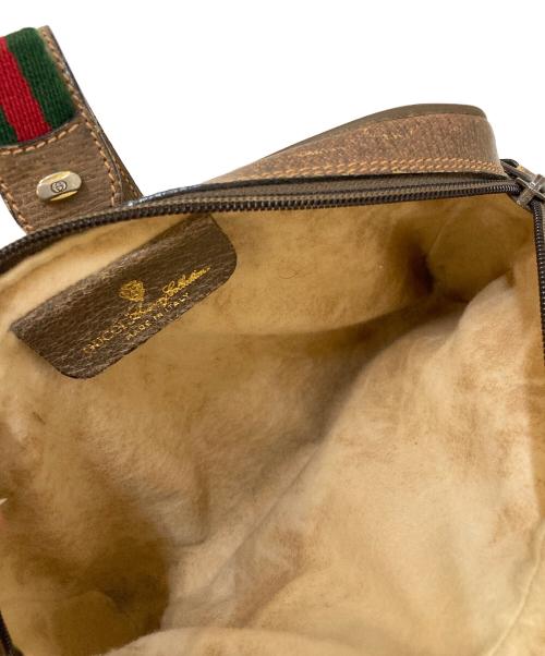 GUCCI（グッチ）GUCCI (グッチ) GGスプリーム シェリーライン ショルダーバッグ ベージュの古着・服飾アイテム