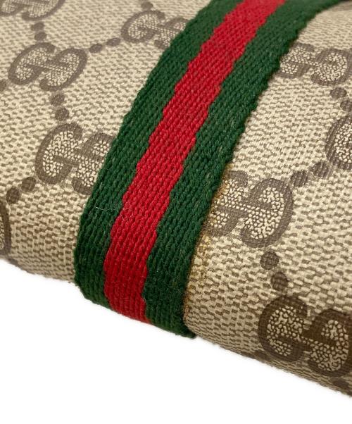 GUCCI（グッチ）GUCCI (グッチ) GGスプリーム シェリーライン ショルダーバッグ ベージュの古着・服飾アイテム