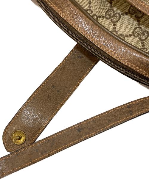 GUCCI（グッチ）GUCCI (グッチ) GGスプリーム シェリーライン ショルダーバッグ ベージュの古着・服飾アイテム