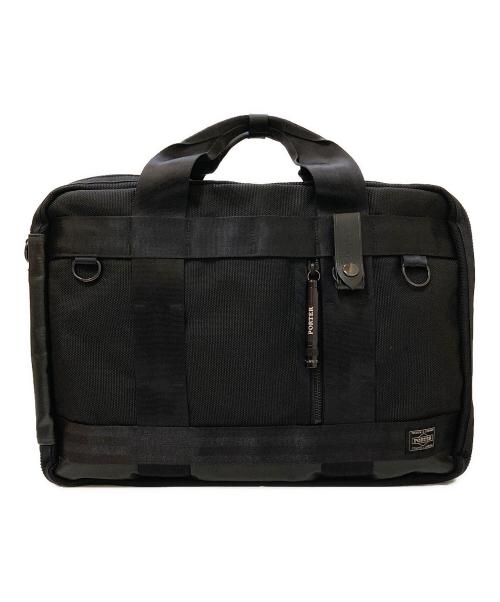 PORTER（ポーター）PORTER (ポーター) HEAT 3WAY ビジネスバッグ ブラックの古着・服飾アイテム