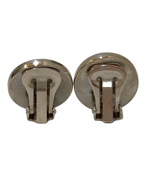 GIANNI VERSACE（ジャンニ・ヴェルサーチ）GIANNI VERSACE (ジャンニ・ヴェルサーチ) メデューサボタンイヤリング ゴールド×シルバーの古着・服飾アイテム