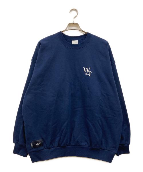 WTAPS（ダブルタップス）WTAPS (ダブルタップス) LOCKS SWEATER COTTON ネイビー サイズ:X04の古着・服飾アイテム