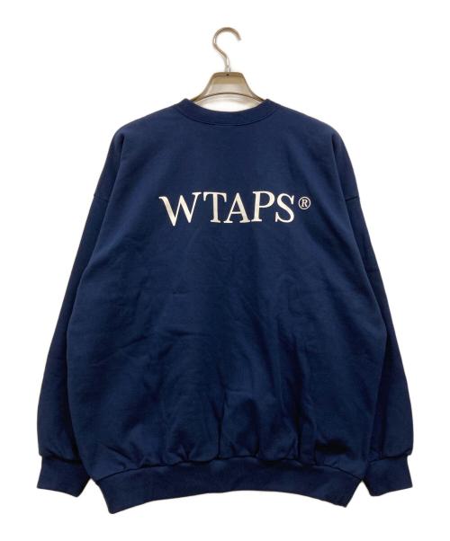 WTAPS（ダブルタップス）WTAPS (ダブルタップス) LOCKS SWEATER COTTON ネイビー サイズ:X04の古着・服飾アイテム
