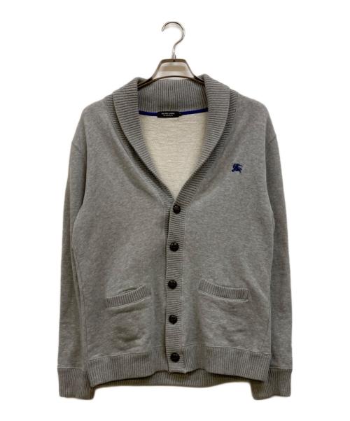 BURBERRY BLACK LABEL（バーバリーブラックレーベル）BURBERRY BLACK LABEL (バーバリーブラックレーベル) ショールカラーカーディガン グレー サイズ:3の古着・服飾アイテム