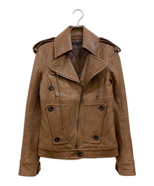 theory（セオリー）theory (セオリー) ラムレザージャケット ブラウン サイズ:2の古着・服飾アイテム