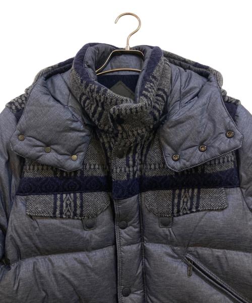 MONCLER W（モンクレールダブル）MONCLER W (モンクレールダブル) WHITE MOUNTAINEERING (ホワイトマウンテ二アニング) REAPER/ダウンジャケット ネイビー サイズ:3の古着・服飾アイテム