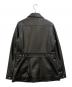 COACH (コーチ) 裏地シグネチャー レザージャケット ブラック サイズ:S：11000円