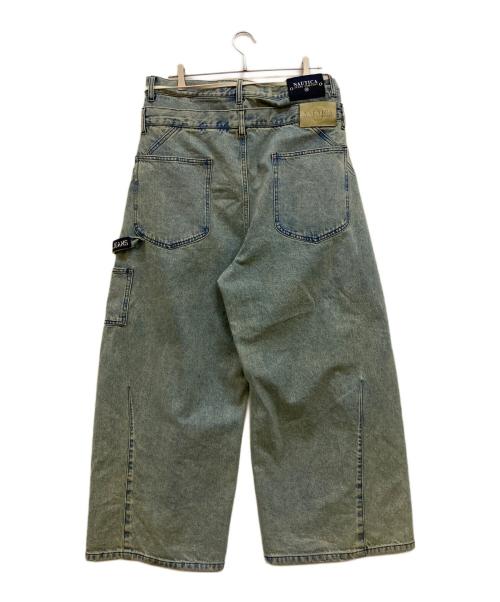 NAUTICA（ノーティカ）NAUTICA (ノーティカ) Double Waist Distressed Baggy インディゴ サイズ:Lの古着・服飾アイテム