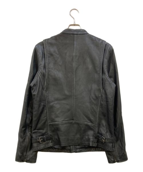 HEATH（ヒース）HEATH (ヒース) ラムレザー シングルライダースジャケット ブラック サイズ:Lの古着・服飾アイテム