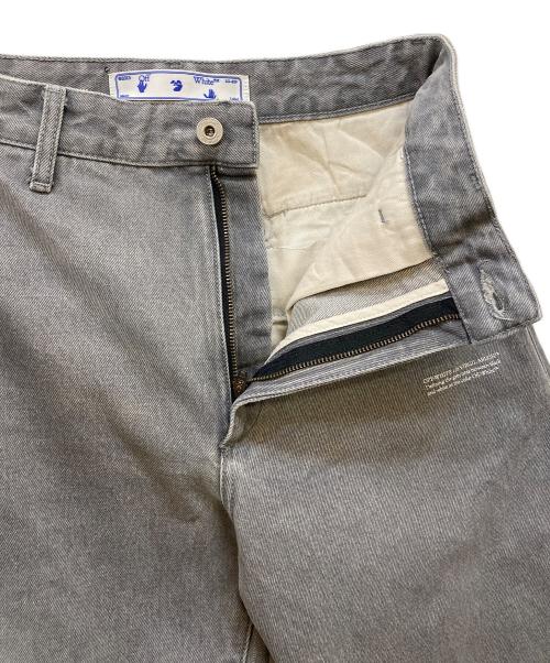 OFFWHITE（オフホワイト）OFFWHITE (オフホワイト) カーブデニムパンツ ブラック サイズ:25の古着・服飾アイテム