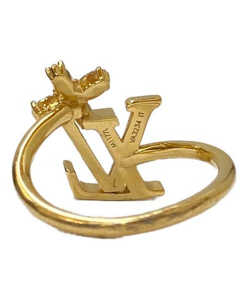 LOUIS VUITTON（ルイ ヴィトン）LOUIS VUITTON (ルイ ヴィトン) LV アイコニック フラワー リング ゴールド サイズ:Lの古着・服飾アイテム
