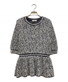 中古・古着通販】DRAWER (ドゥロワー) 9Gウールカシミヤミラノ編みV