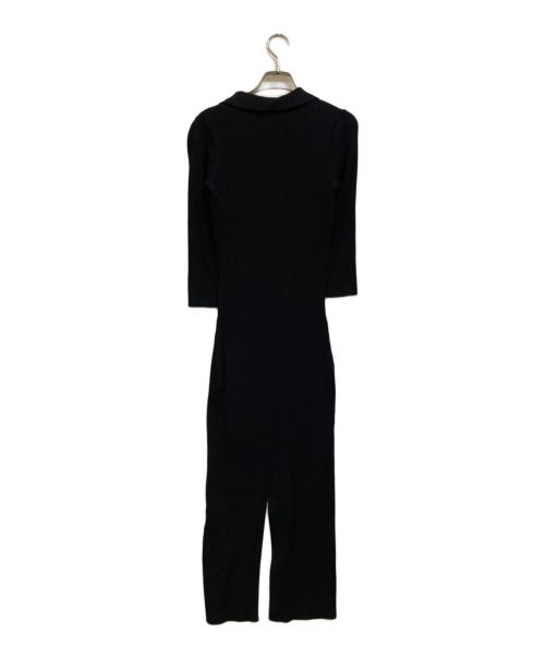 JENNE（ジェンヌ）JENNE (ジェンヌ) ニットワンピース ブラック サイズ:Ｍの古着・服飾アイテム