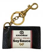 ANYA HINDMARCHアニヤ・ハインドマーチ）の古着「キッコーマン キーリング」｜ブラック