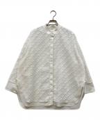 shiroconシロコン）の古着「キティリボンレイヤードブラウス」｜ホワイト