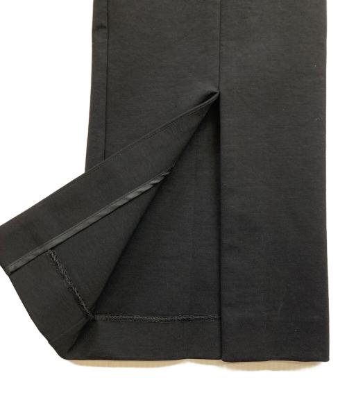 LE PHIL（ル フィル）LE PHIL (ル フィル) ハイストレッチフロントスリットパンツ ブラック サイズ:2の古着・服飾アイテム
