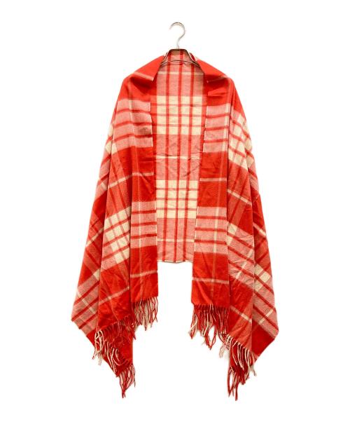 JOHNSTONS OF ELGIN（ジョンストンズオブエルガン）JOHNSTONS OF ELGIN (ジョンストンズオブエルガン) Drawer (ドゥロワー) 別注 カシミヤ大判ストール レッドの古着・服飾アイテム