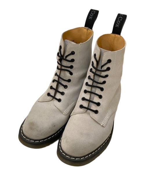 GEORGE COX（ジョージコックス）GEORGE COX (ジョージコックス) 8ホールブーツ グレー サイズ:9の古着・服飾アイテム