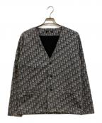 Hysteric Glamourヒステリックグラマー）の古着「DOPE柄カーディガン」｜グレー