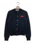 PLAY COMME des GARCONS（プレイコムデギャルソン）の古着「PLAY ウールカーディガン」｜ブラック