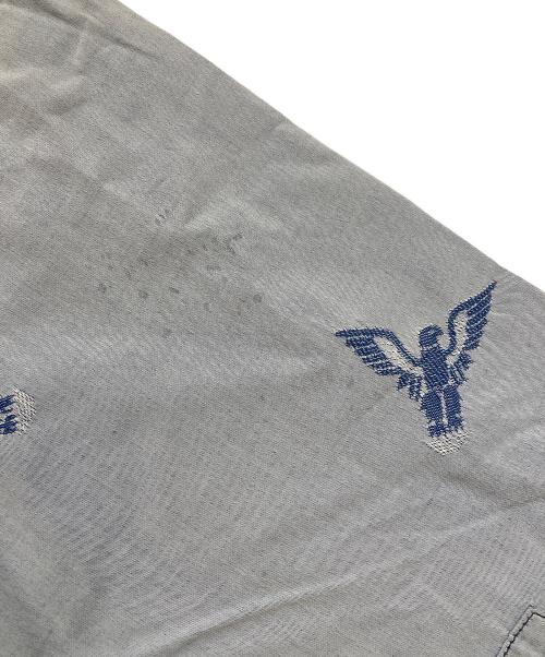 ARMANI JEANS（アルマーニジーンズ）ARMANI JEANS (アルマーニジーンズ) 90's イーグルロゴ 総柄シャツ スカイブルー サイズ:Ｍの古着・服飾アイテム