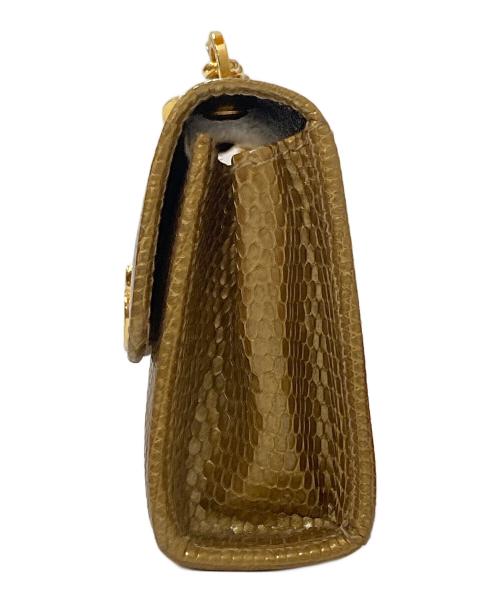 Salvatore Ferragamo（サルヴァトーレ フェラガモ）Salvatore Ferragamo (サルヴァトーレ フェラガモ) ガンチーニ ミニチェーンゴールドバッグ ゴールドの古着・服飾アイテム