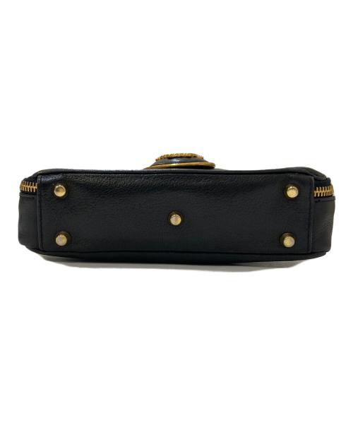 GIANNI VERSACE（ジャンニ・ヴェルサーチ）GIANNI VERSACE (ジャンニ・ヴェルサーチ) メデューサ 2WAYレザーハンドバッグ ブラックの古着・服飾アイテム