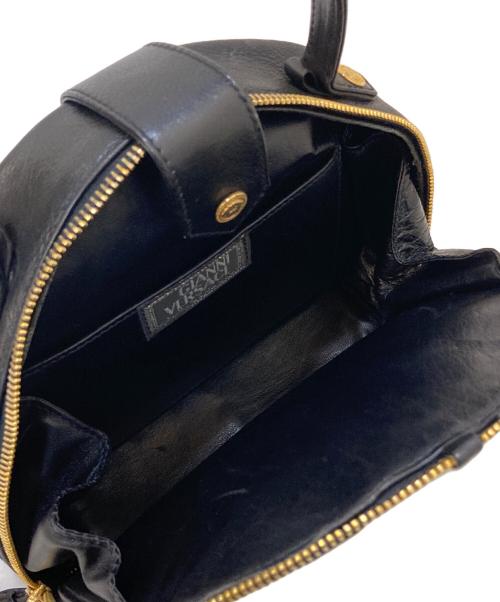 GIANNI VERSACE（ジャンニ・ヴェルサーチ）GIANNI VERSACE (ジャンニ・ヴェルサーチ) メデューサ 2WAYレザーハンドバッグ ブラックの古着・服飾アイテム