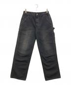 CarHarttカーハート）の古着「WASHED DUCK WORK PANT」｜ブラック