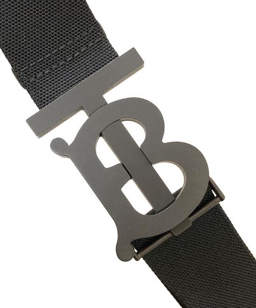 BURBERRY（バーバリー）BURBERRY (バーバリー) ホースフェリープリントメッセンジャーバッグ ブラックの古着・服飾アイテム