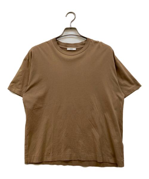 ATON（エイトン）ATON (エイトン) スビンコットン オーバーサイズTシャツ ベージュ サイズ:02の古着・服飾アイテム